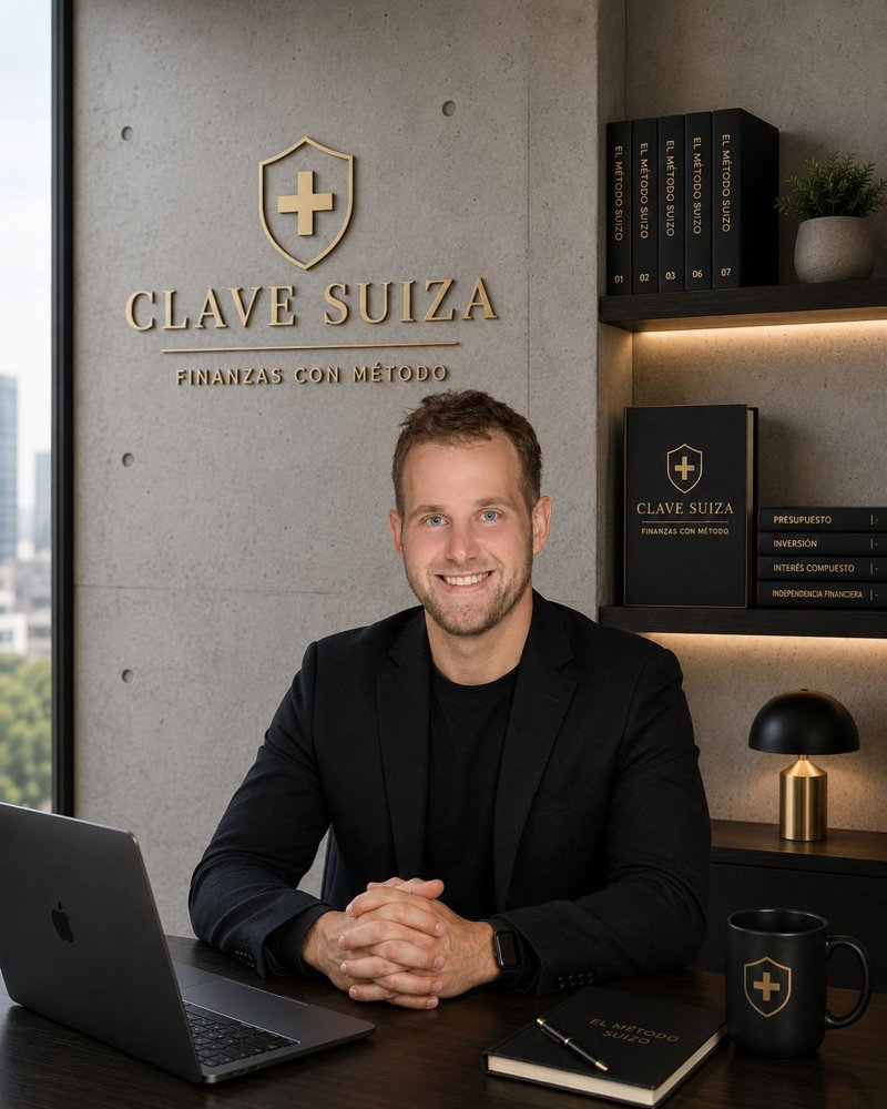 Sven en la oficina de Clave Suiza